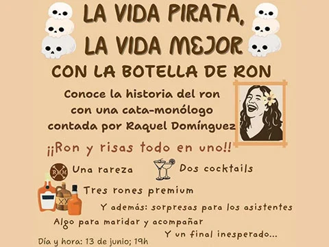 Cata y Monólogo con Raquel Domínguez